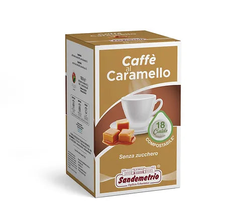 SanDemetrio E.s.e Kaffeepads Al Gusto Karamell 18 Stück