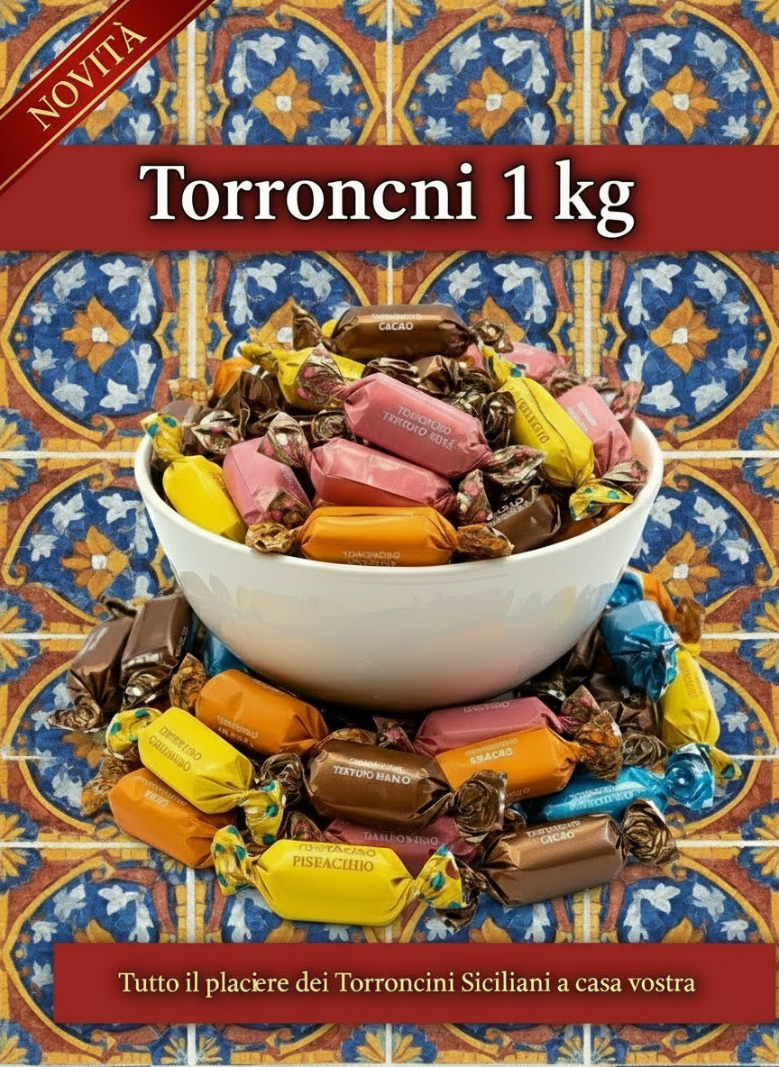 Torroncini de Cacahuete y Almendra con Sabores Surtidos 1Kg