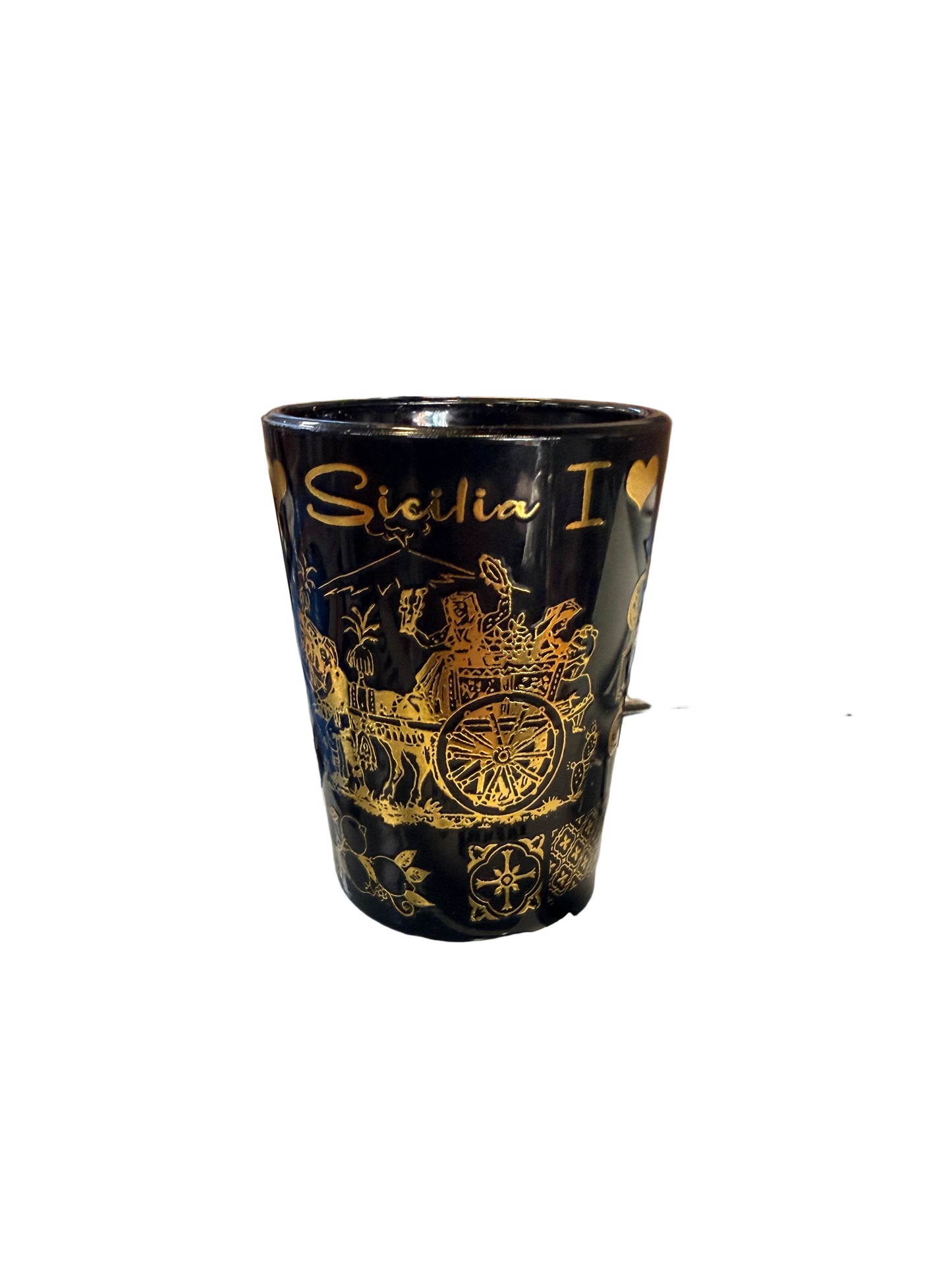 Bicchierini Negro y Opaco para Café Siciliano 6pz