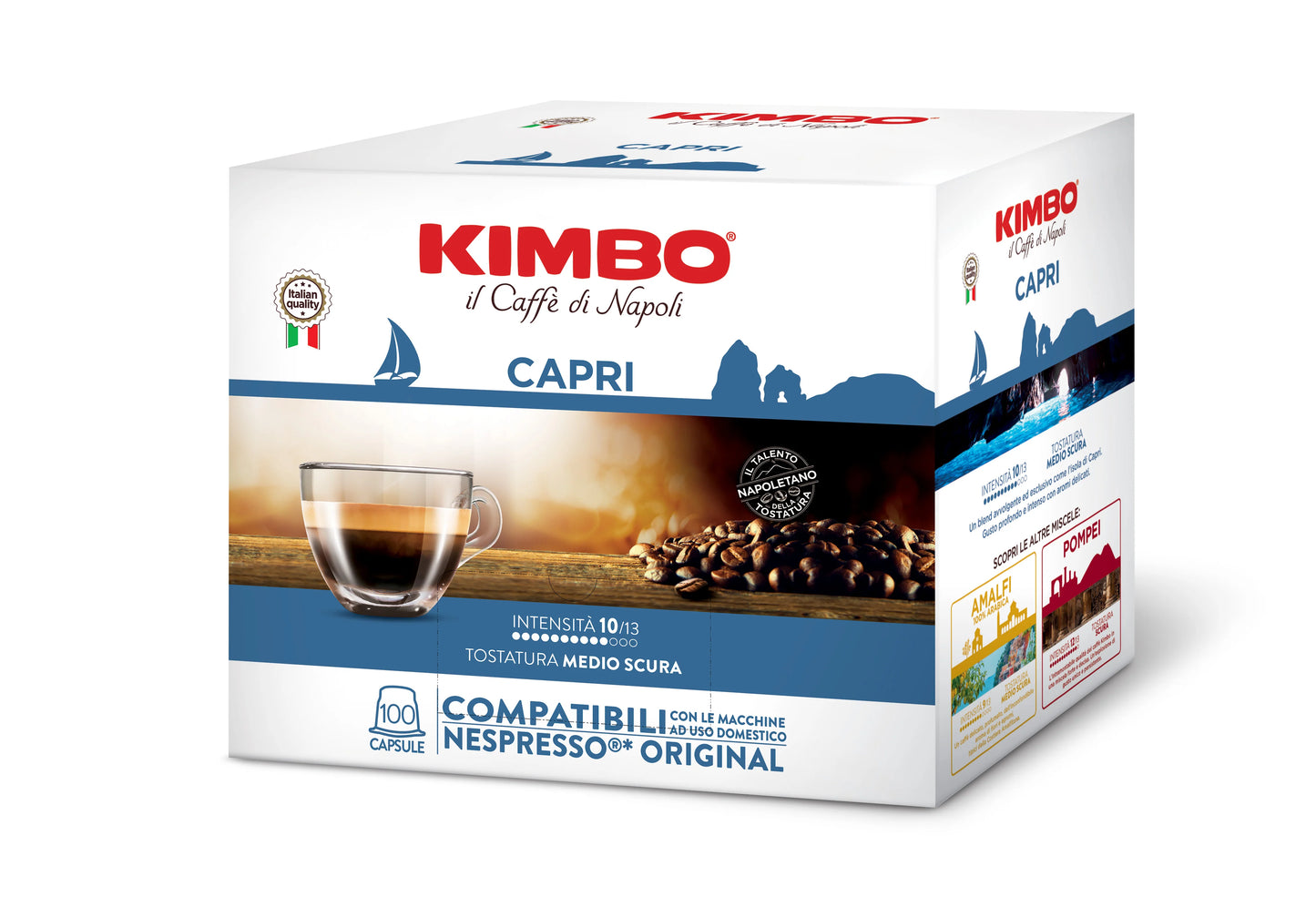 Kimbo Capsule Compatibili Nespresso Capri 100pz