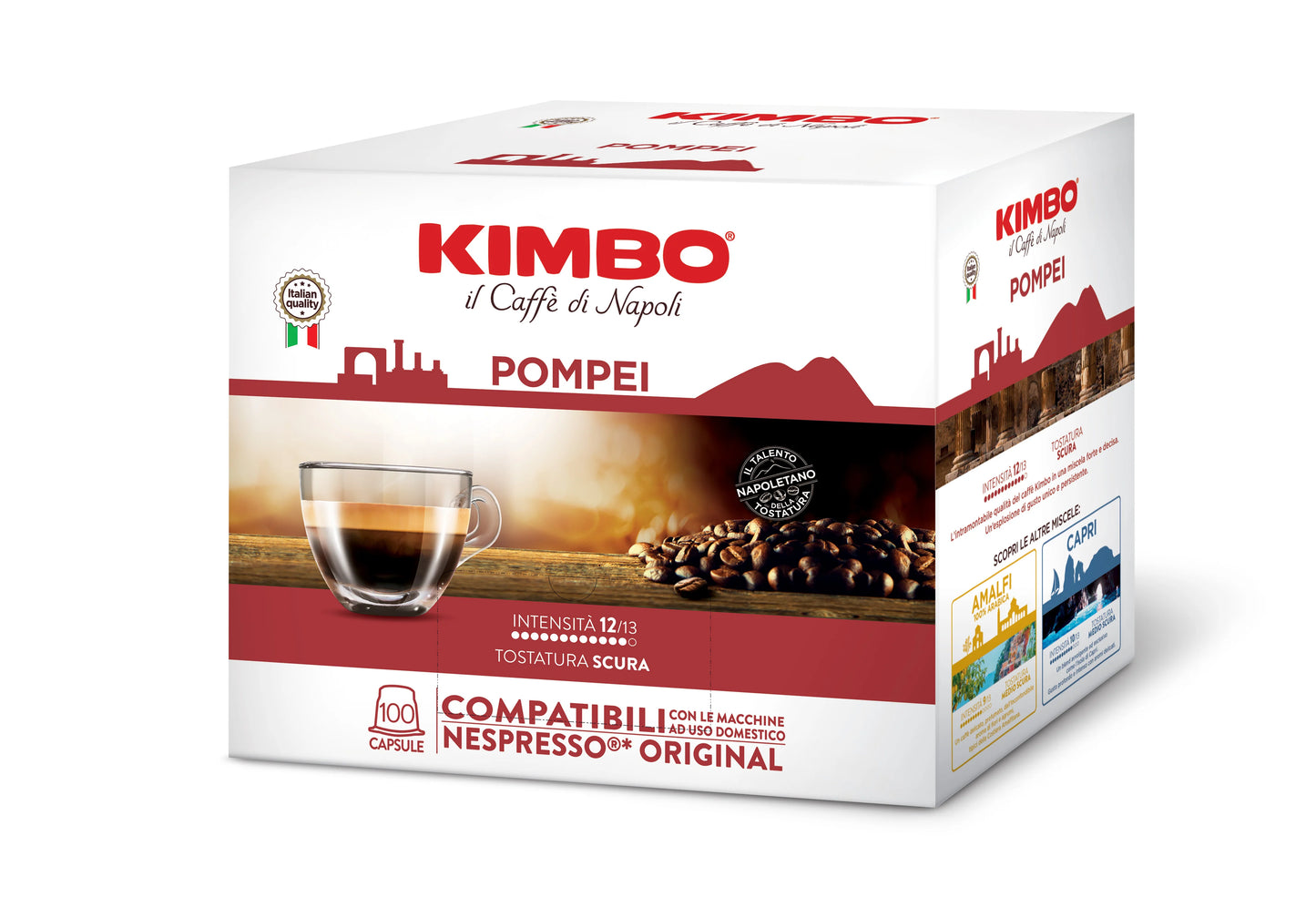 Kimbo Capsule Compatibili Nespresso Pompei 100pz