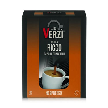 Verzi Caffè Compatibile Nespresso Ricco 100pz