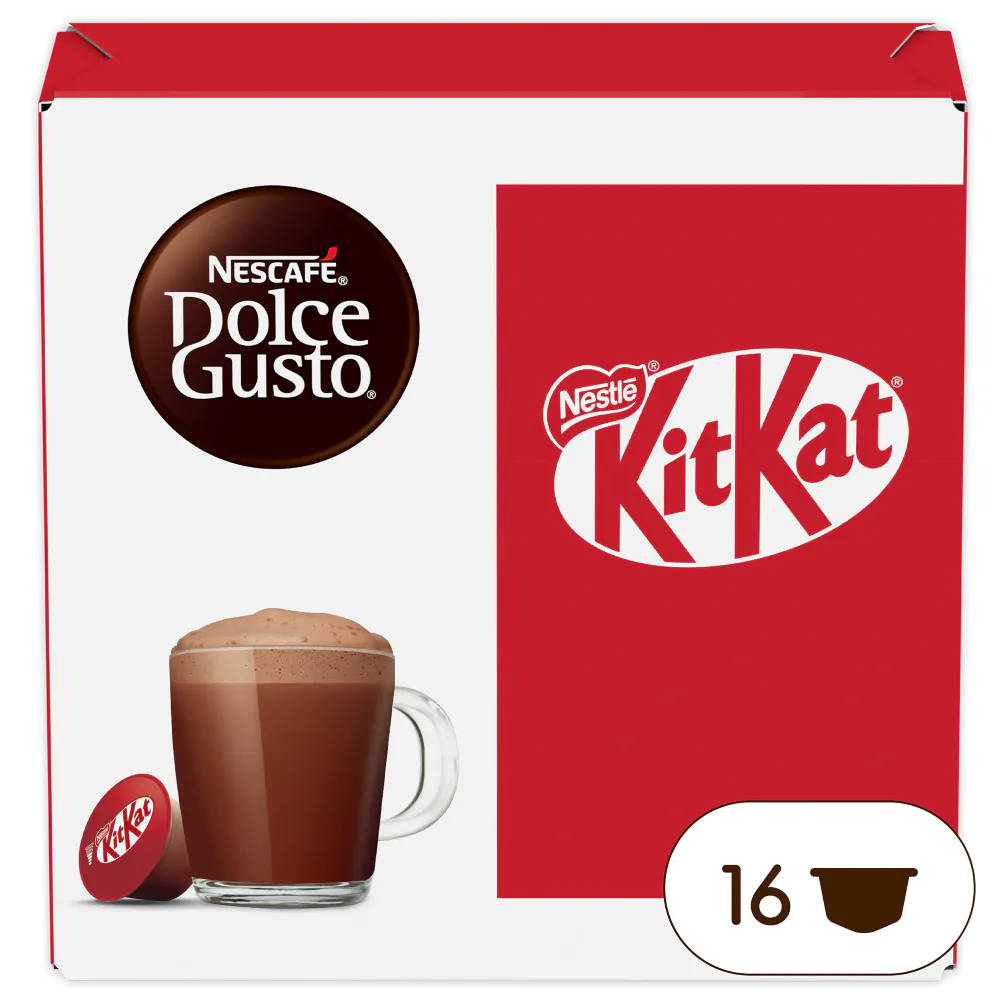 Nescafe Dolce Gusto Bebidas de Cacao Sabor KitKat 16PZ
