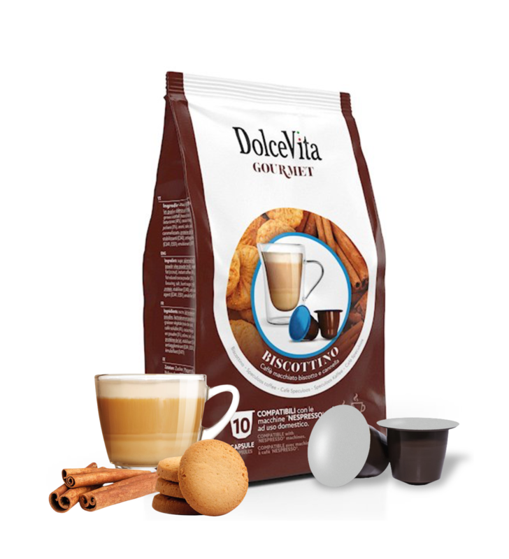 Dolce Vita Compatible Nespresso Biscottino 10pz