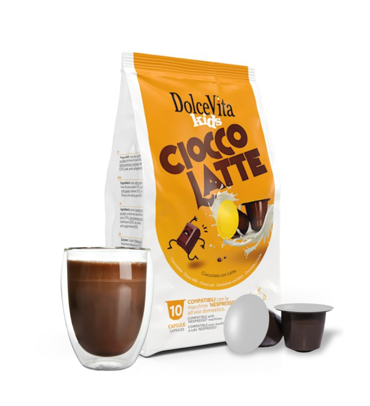 Dolce Vita Compatible Nespresso CioccoLatte Kids 10pz