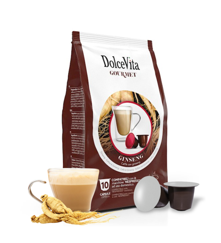 Dolce Vita Compatible Nespresso Ginseng Dolce 10pz