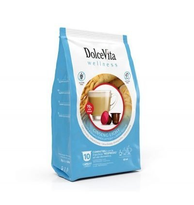 Dolce Vita Compatible Nespresso Ginseng Light Sin Lactosa 10pz