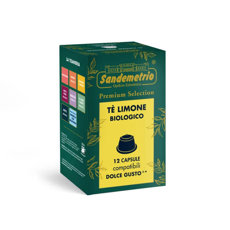 Sandemetrio Compatibile Dolce Gusto Te Limone Biologico 12pz