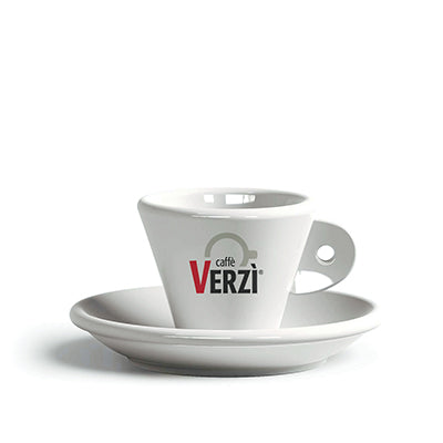 Verdes 6 Tazas de café con platillo