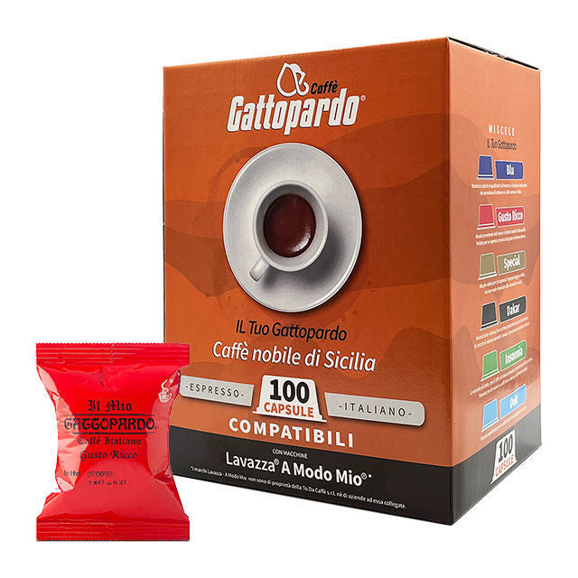 Café Toda Compatible Lavazza A Modo Mio Rico 100PZ