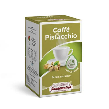 SanDemetrio Cialda E.s.e Caffe Al Gusto Pistacchio 18pz