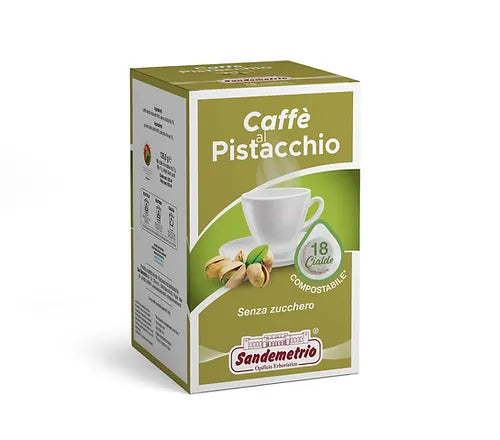 SanDemetrio Cialda E.s.e Café au Goût de Pistache 18pz