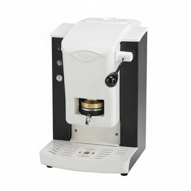 Faber Slot Plastic Brass E.S.E. Pod Coffee Machine Black/White