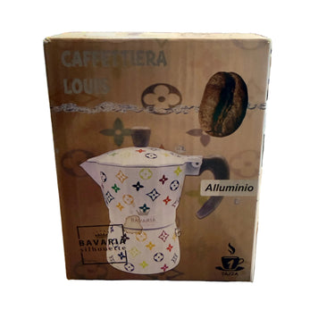 Caffettiera Louis Bavaria Silhouette – 1 Tazza – Alluminio – Fantasia Multicolore