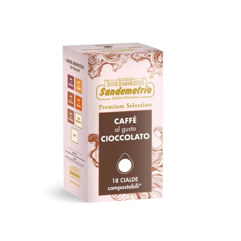 SanDemetrio E.S.E. Coffee Pod Chocolate Flavor 18pcs