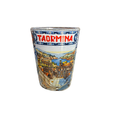 Bicchierini da Caffè Città Siciliano Colorata 6 pz