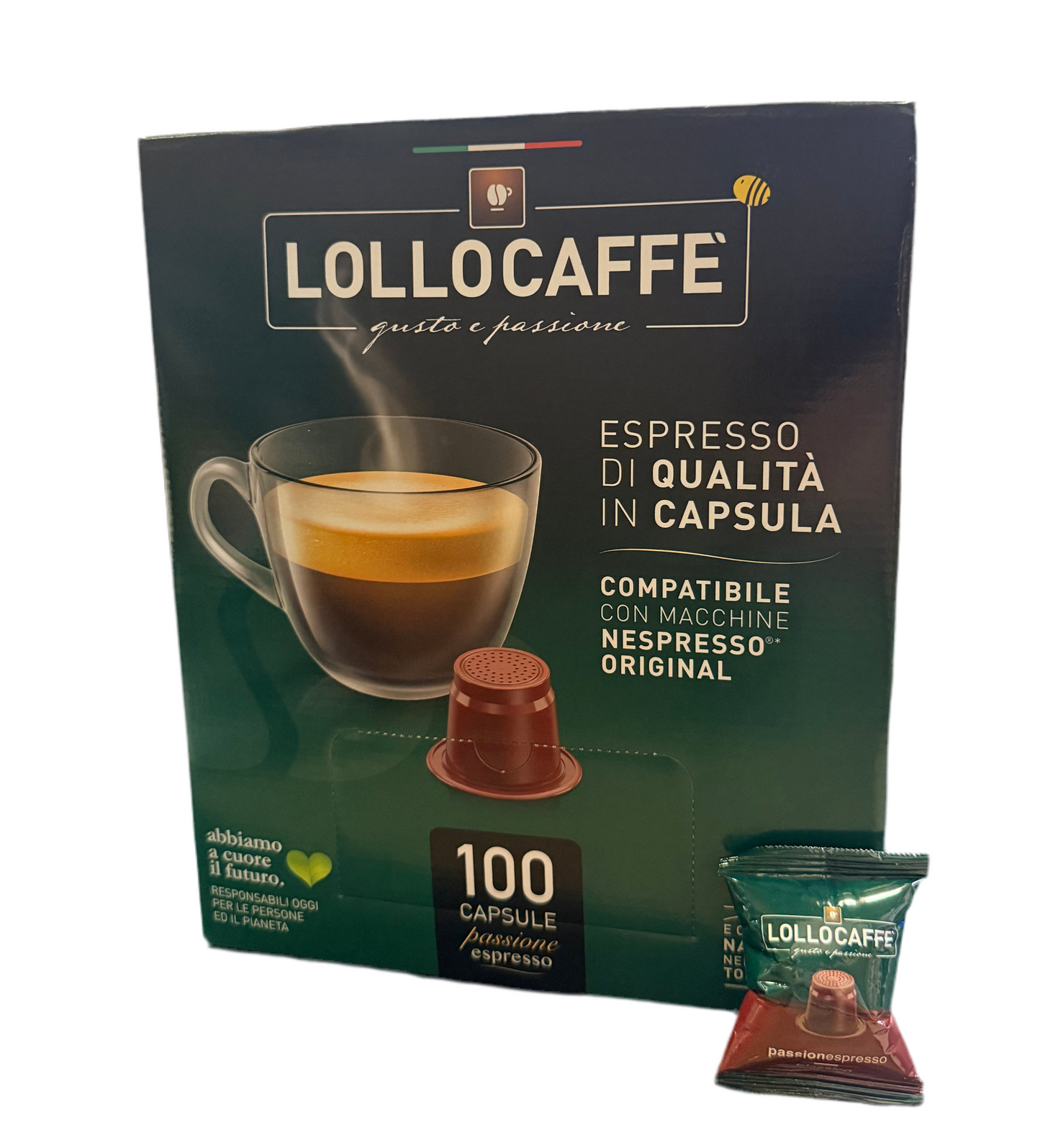 Lollo Caffe Compatibile Nespresso Classica 100pz