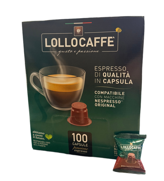 Lollo Caffe Compatibile Nespresso Classica 100pz