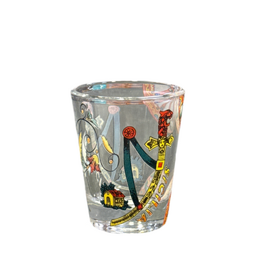 Bicchierini da Caffè Siciliano 4pz + Sotto Bicchierini 4pz