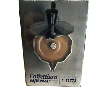 Caffettiera Moka in Alluminio – Tradizione Italiana da 1 Tazze
