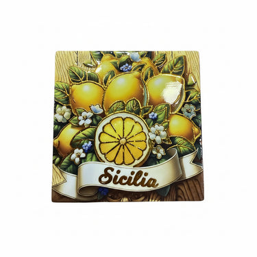 Bicchierini da Limoncello Siciliano 4pz + Sotto Bicchierini 4pz
