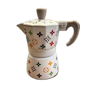 Cafetière Louis Bavaria Silhouette – 1 tasse – aluminium – motif multicolore