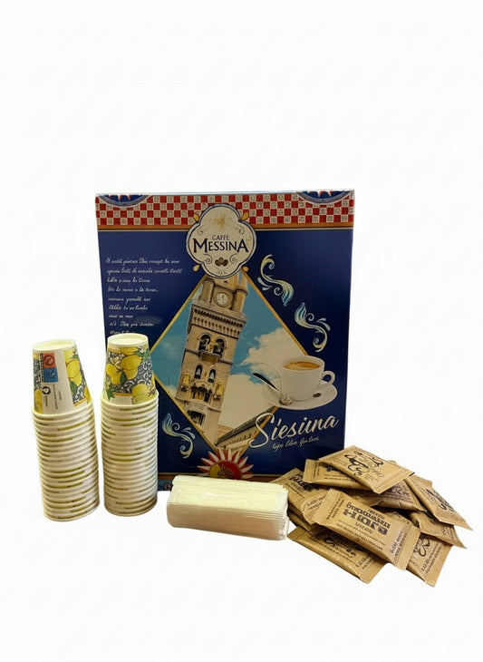 Caffe Messina Cápsula E.s.e 120 Cápsulas + kit 50pz