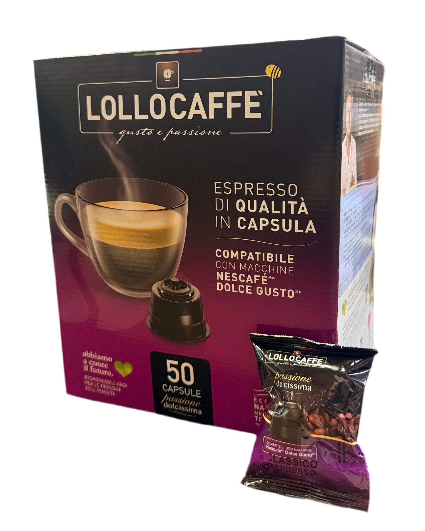 Lollo Caffe Compatibile Dolce Gusto Classica 50pz