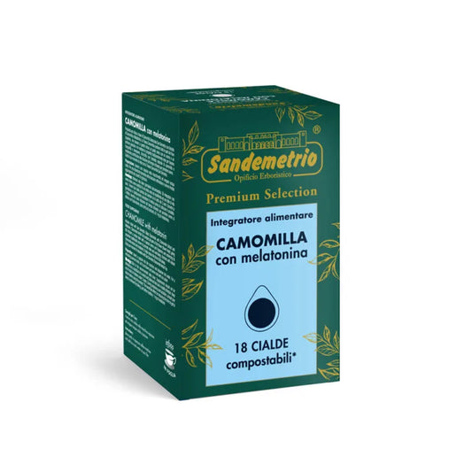 SanDemetrio Cialda E.s.e Camomilla con Melatonina Bio 18pz