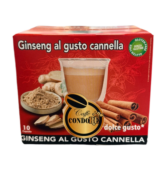 Bevande Condore Compatibile Dolce Gusto Ginseng  Al Gusto Canella 10pz
