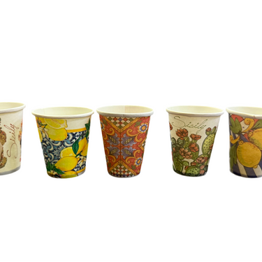 Sicilian Organic Paper Cups 50 pcs