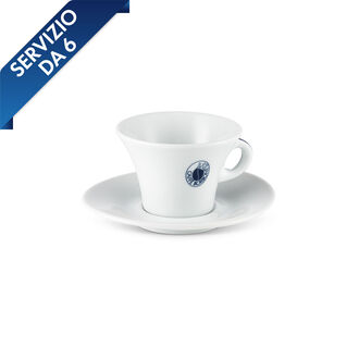 Borbone set di 6 tazzine da cappuccino