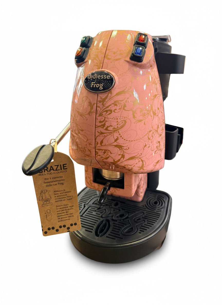 Macchina da Caffè Didiesse Frog Collection Rosa e Oro