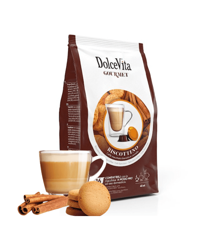 Dolce Vita Compatibile Lavazza A Modo Biscottino 