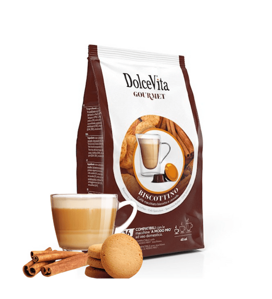 Dolce Vita Compatibile Lavazza A Modo Biscottino 