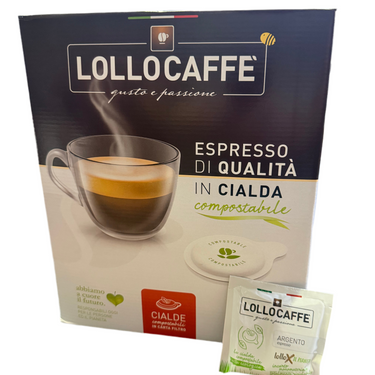 Lollo Caffe Cialde E.S.E Argento 150pz
