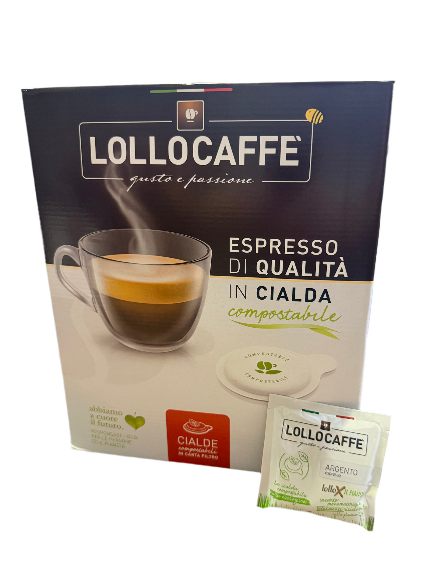 Lollo Caffe Cialde E.S.E Argento 150pz
