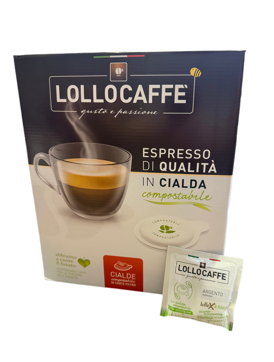 Lollo Caffe Cialde E.S.E Argento 150pz