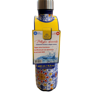 Borraccia Termica Siciliana – Eleganza Mediterranea in Acciaio Inox 500ml