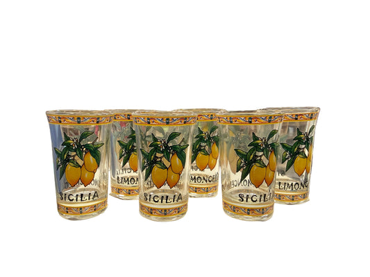 Bicchierini para Limoncello Siciliano 6 pz