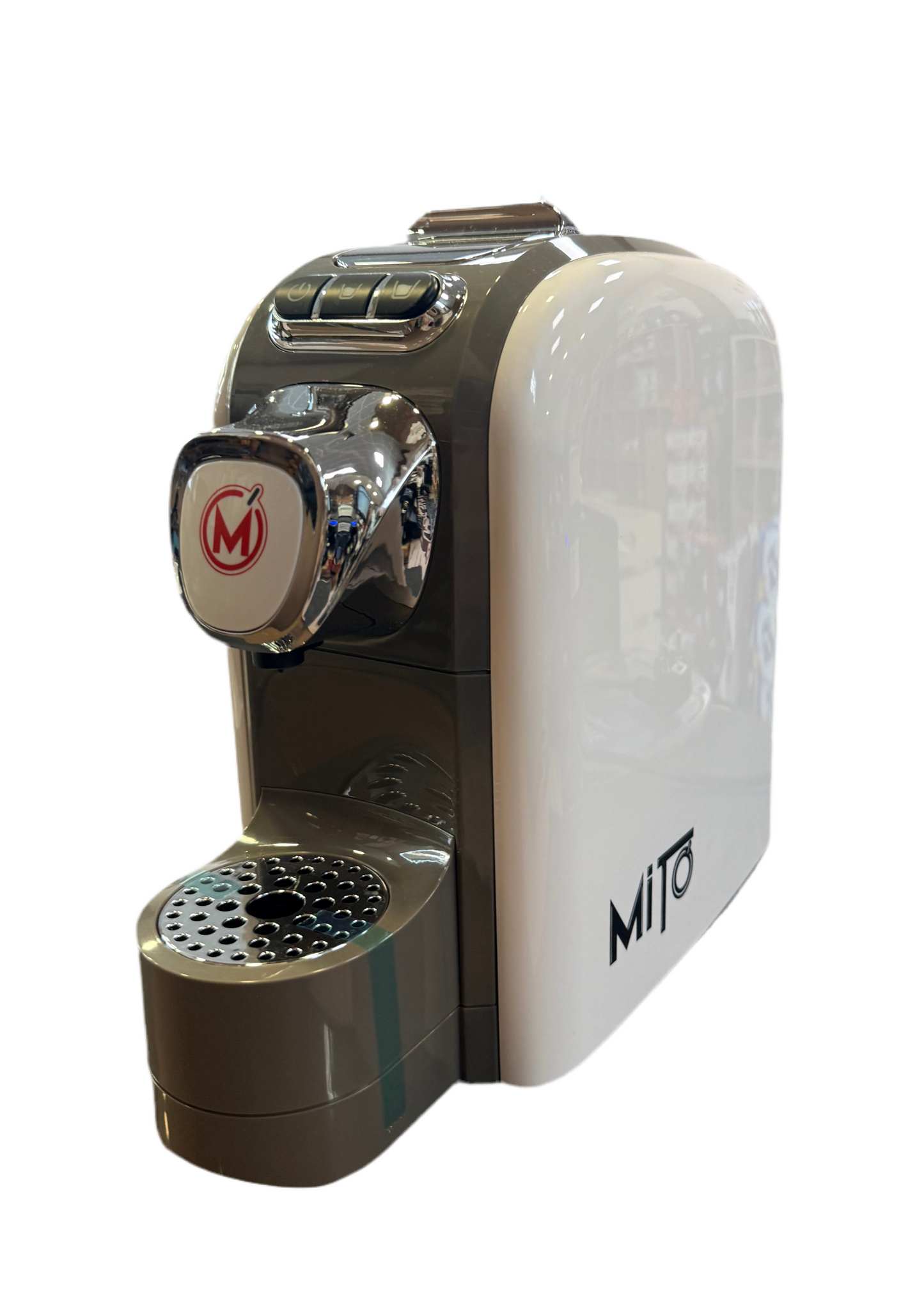 Macchina da Caffè A Cialda Mito Grigio / Bianco