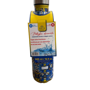 Borraccia Termica Siciliana – Eleganza Mediterranea in Acciaio Inox 500ml