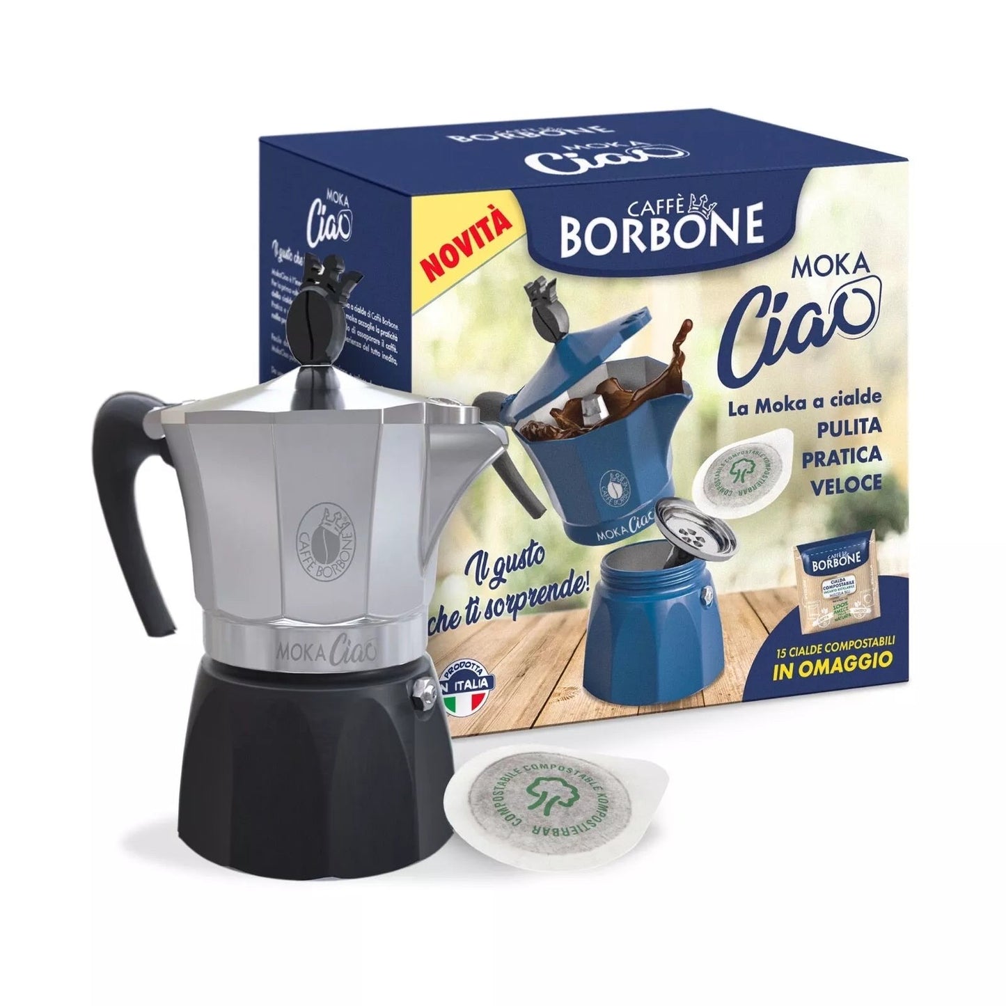 Borbone Caffettiera MokaCiao a Cialde
