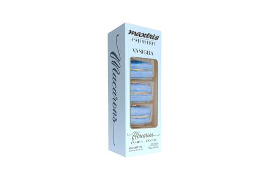 Maxtris Macarons Vanille, Packung mit 5