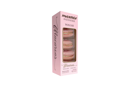 Maxtris Macarons Joghurt, Packung mit 5