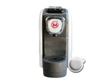 Weiße Mito-Kaffeepadmaschine