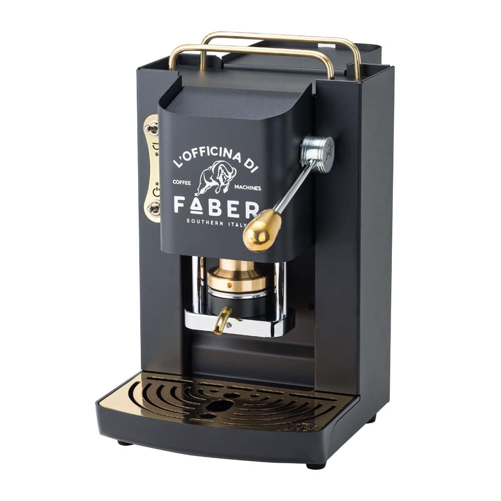 Macchina da Caffè Faber Pro Deluxe Ottone Cialda E.s.e Mat Black