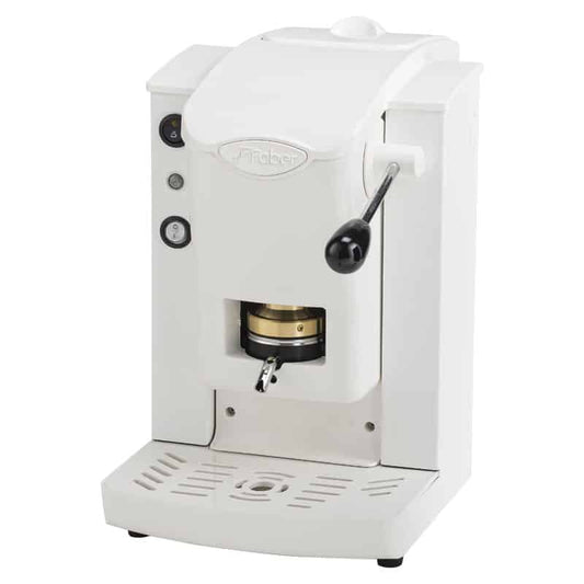Macchina da Caffè Faber Slot Plast Ottone Cialda E.s.e Bianca