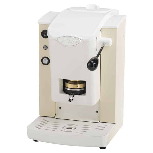 Macchina da Caffè Faber Slot Plast Ottone Cialda E.s.e Bianca / Avorio