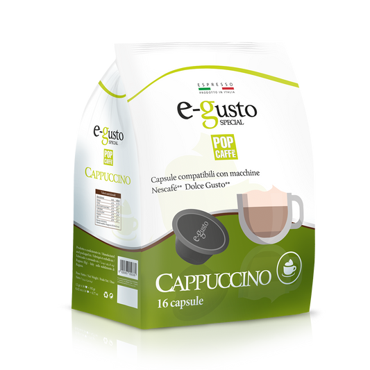 Pop Caffe Dolce Gusto E-Gusto Cappuccino 